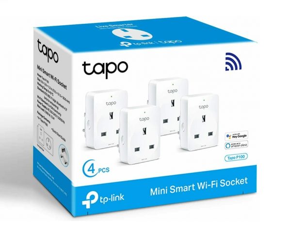 TP-Link Tapo P100 Smart Socket 4 Pack