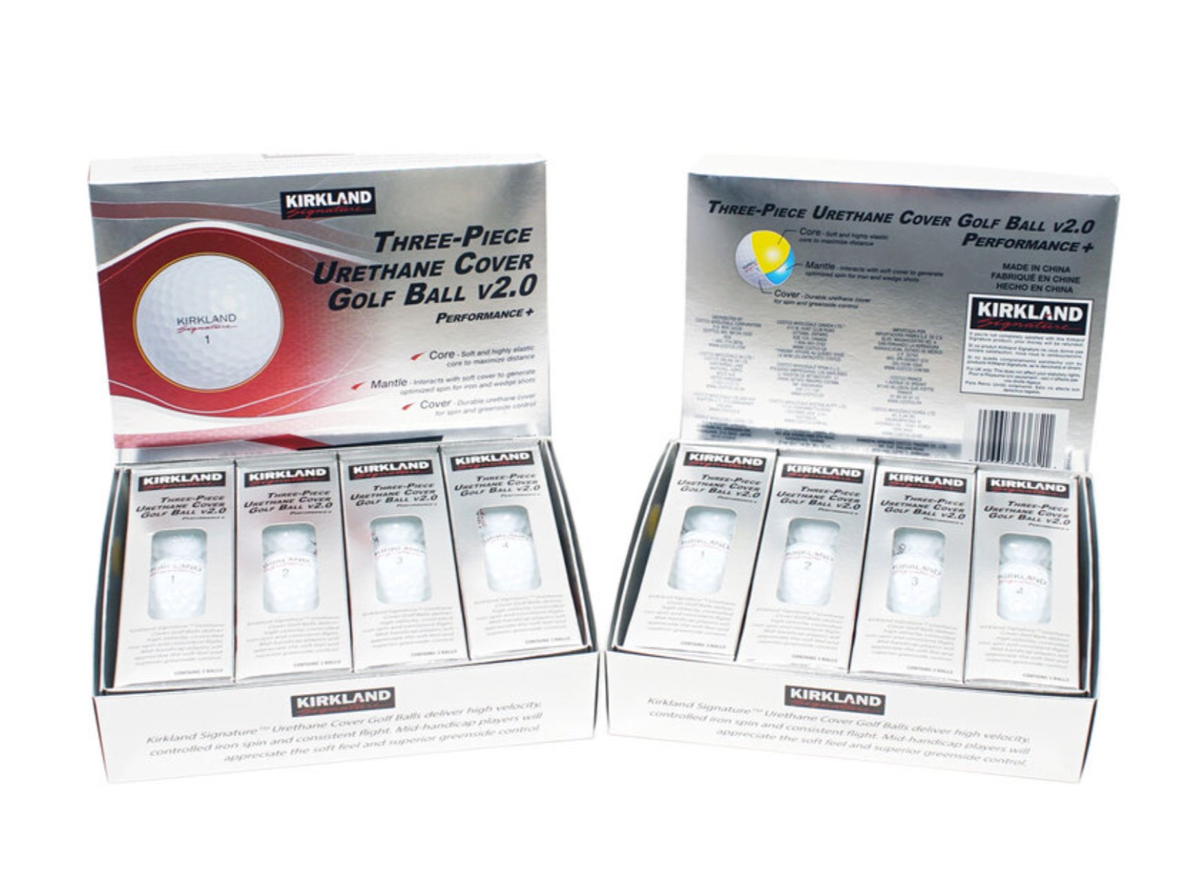 Kirkland Signature 3-Piece Urethane Cover Golf Balls