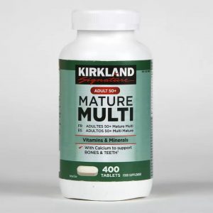 Kirkland Signature Adult 50 Plus Mature Multi Vitamins and Minerals 500 Tablets