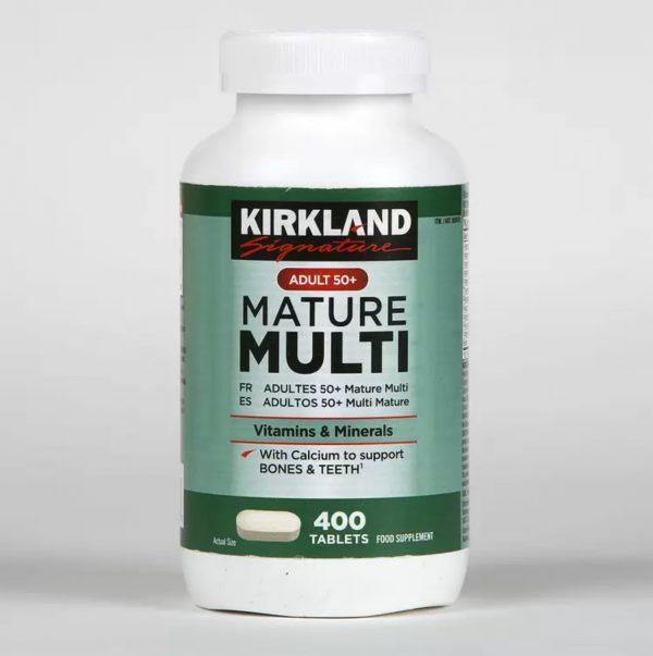 Kirkland Signature Adult 50 Plus Mature Multi Vitamins and Minerals 500 Tablets