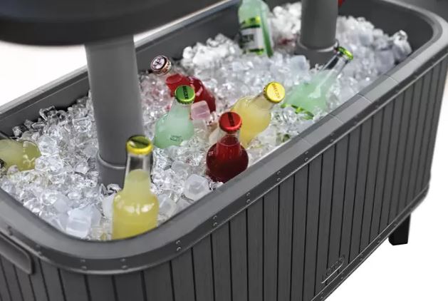 Keter 60 Litre Cooler Bevy Bar and Serving Station - Image 4