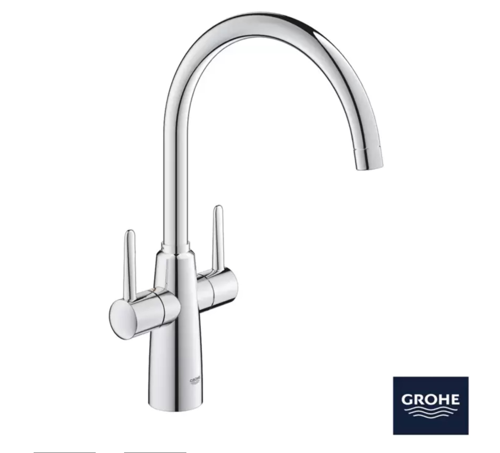 GROHE Ambi Dual Lever Kitchen Mixer Tap
