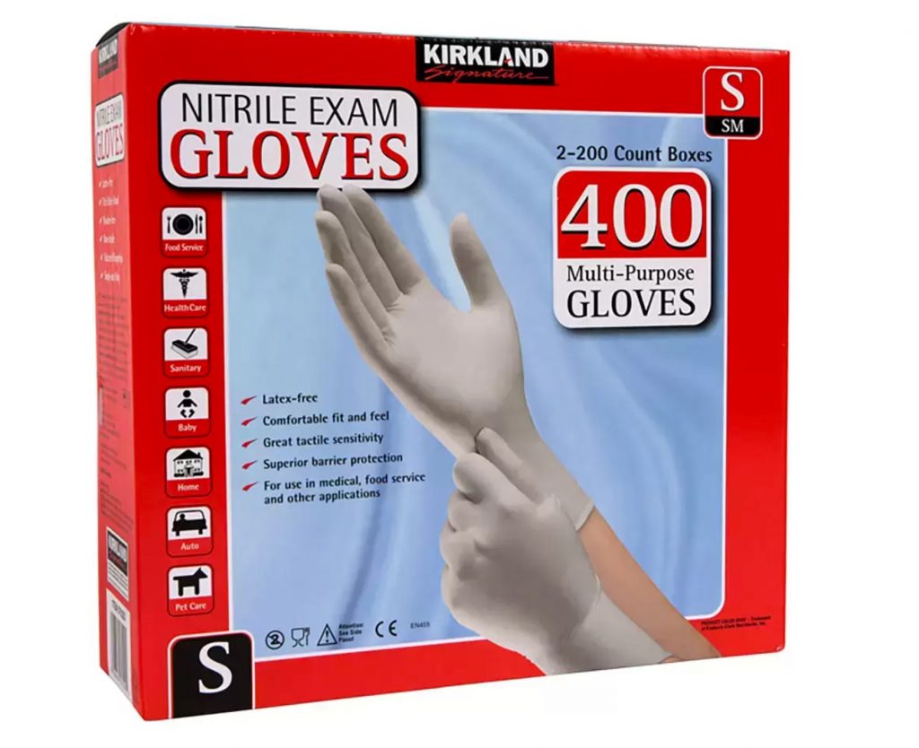Kirkland Signature Nitrile Exam Gloves Latex Free
