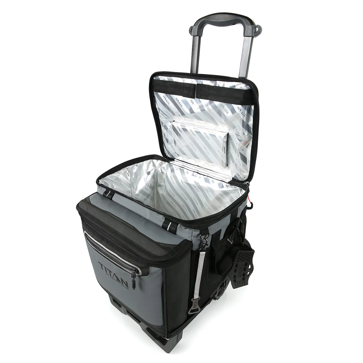 Titan 22.5 Litre 60 Can Cooler with All Terrain Cart in Grey - Image 7