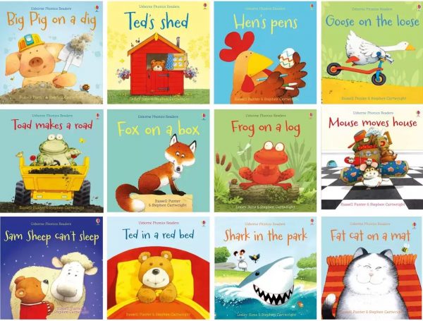 Usborne Phonics Readers 12 Book Set