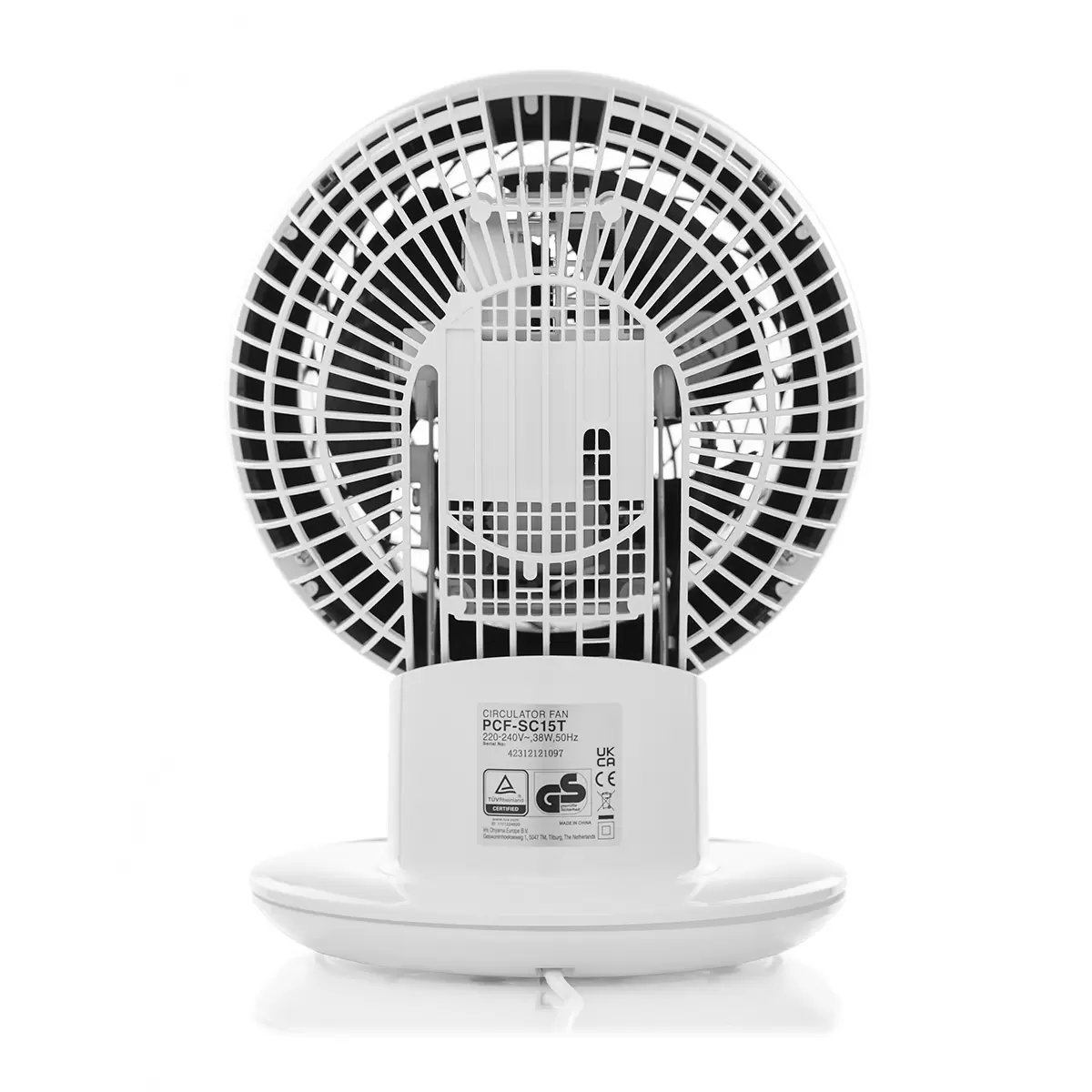 Woozoo Globe Air Circulator Fan with Remote Control White - Image 4