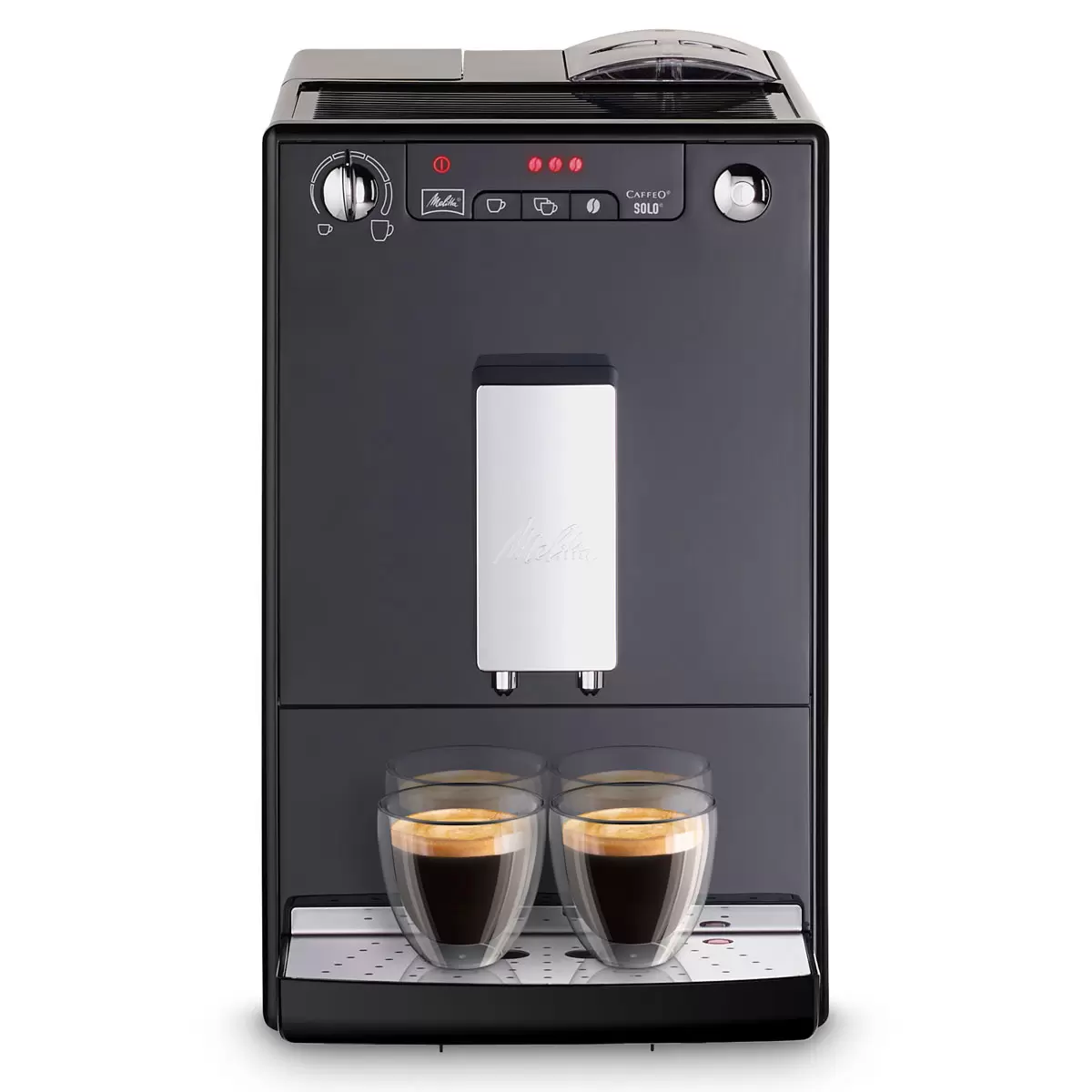 Melitta Solo Frosted Black Bean to Cup Coffee Machine E950-544