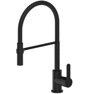 Methven Ellesmere Mono Kitchen Sink Mixer Tap in Black Model ELSMBK