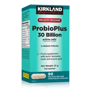 Kirkland Signature ProbioPlus 30 Billion 90 Capsules