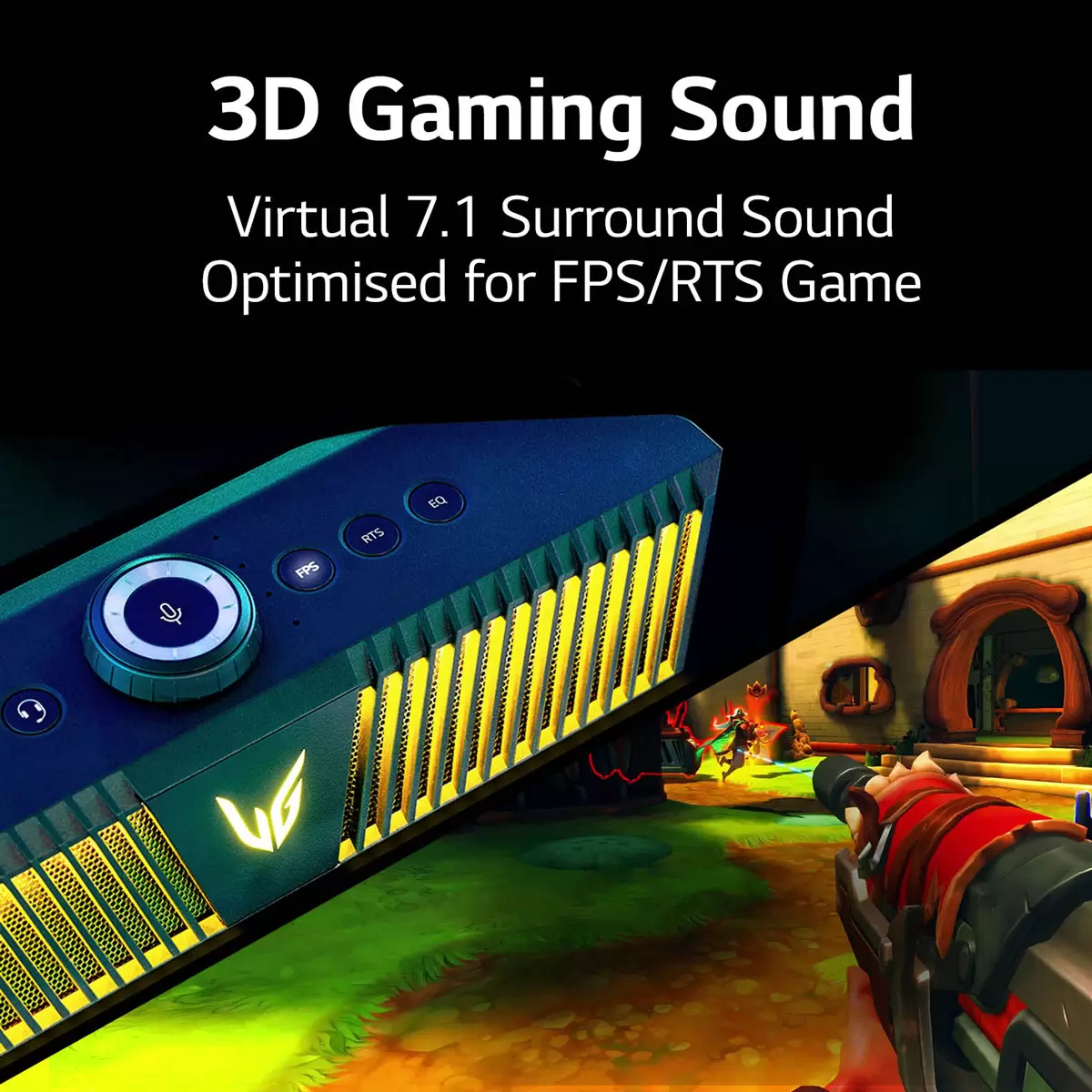 LG UltraGear GP9 20W Bluetooth Gaming Speaker GP9.DGBRLLK - Image 6