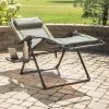 Timber Ridge Zero Gravity Folding Lounger with Side Table