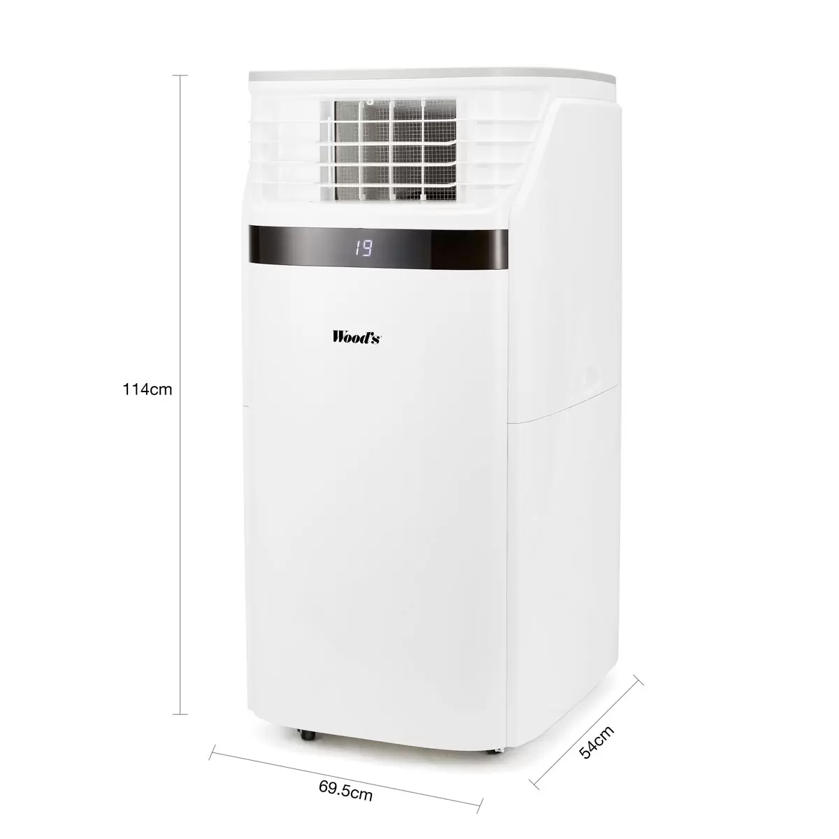 Woods Palermo 18K BTU Portable Air Conditioner with Remote Control WAC1810G - Image 3