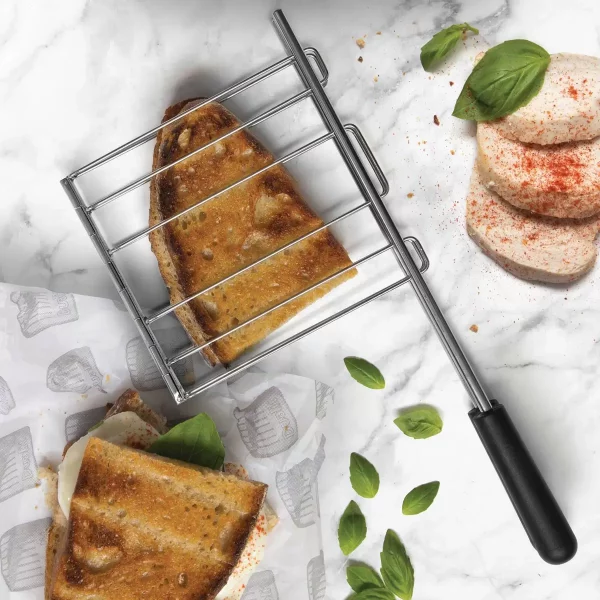 Dualit 4 Slot Classic Toaster With Sandwich Cage in Copper Spray Finish, 40597 - Image 3