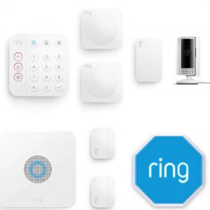 Ring 8 Piece Alarm 2nd Generation Camera Kit with Siren and Indoor Camera