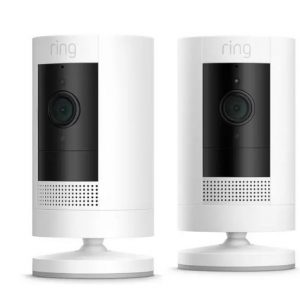Ring Battery Stick Up Cam Duo Pack in White