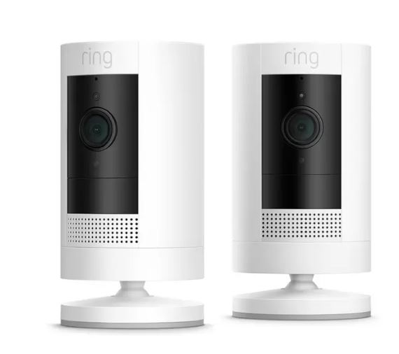 Ring Battery Stick Up Cam Duo Pack in White