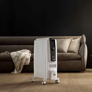 De'Longhi Dragon 4 Oil Filled Radiator 2kW in White TRDX40820E (1)