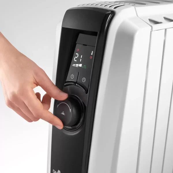 De'Longhi Dragon 4 Oil Filled Radiator 2kW in White TRDX40820E