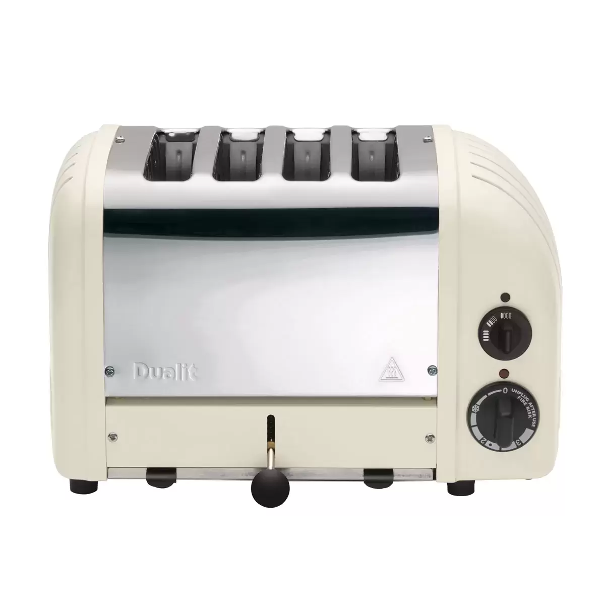 Dualit 4 Slot Classic Toaster With Sandwich Cage Canvas White 40592 - Image 2