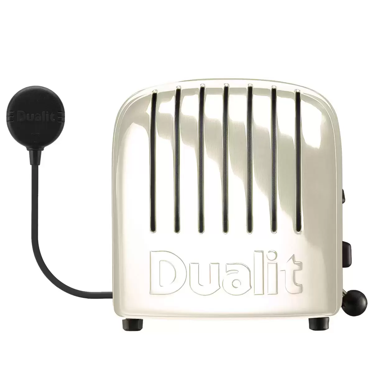Dualit 4 Slot Classic Toaster With Sandwich Cage Canvas White 40592 - Image 3
