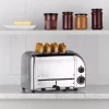 Dualit Classic 4 Slot Toaster With Sandwich Cage Polished Stainless Steel 40590 - Image 3
