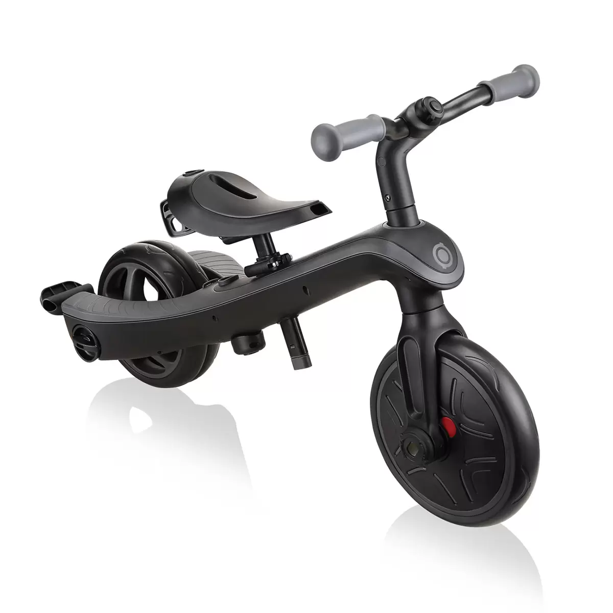 Globber Explorer Trike 4 in 1 Deluxe Play in Black and Grey - Image 6