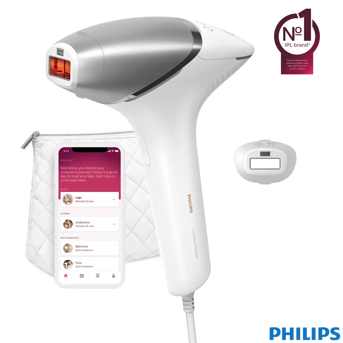 Philips Lumea 8000 Series IPL Hair Removal Device BRI940-00