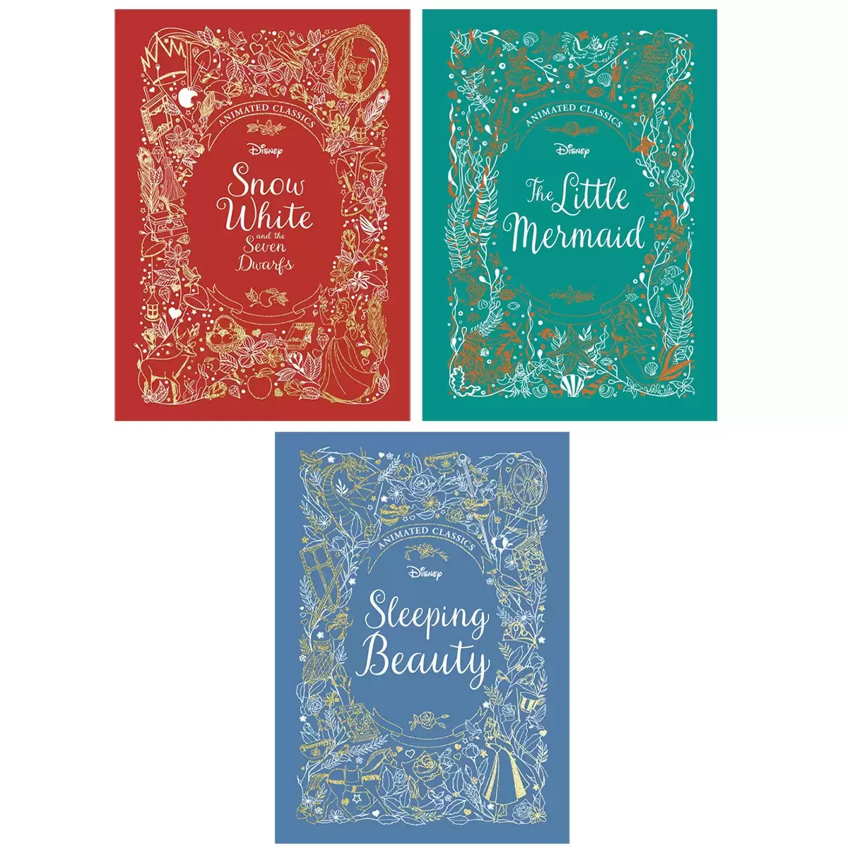 Disney Animated Classics 3 Book Set