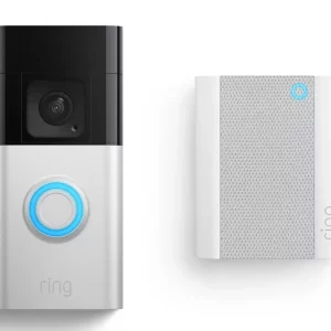 Ring Battery Video Doorbell Plus with 2nd Gen Chime Pro