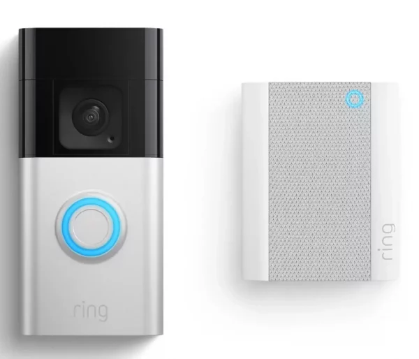Ring Battery Video Doorbell Plus with 2nd Gen Chime Pro