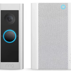 Ring Battery Video Doorbell Plus with 2nd Gen Chime Pro Hardwired