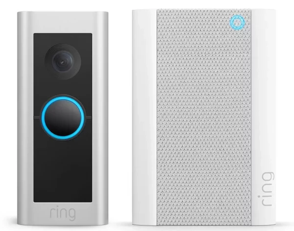 Ring Battery Video Doorbell Plus with 2nd Gen Chime Pro Hardwired