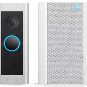 Ring Battery Video Doorbell Plus with 2nd Gen Chime Pro Plug-in