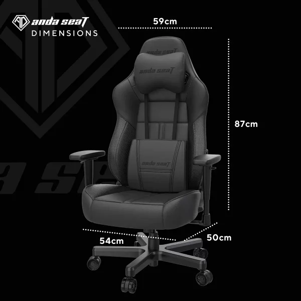 anda seaT Dark Demon Dragon Gaming Chair in Black - Image 7