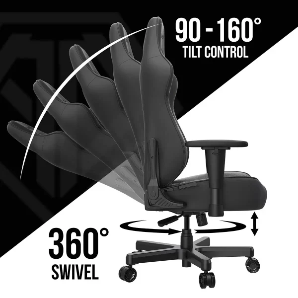 anda seaT Dark Demon Dragon Gaming Chair in Black - Image 5