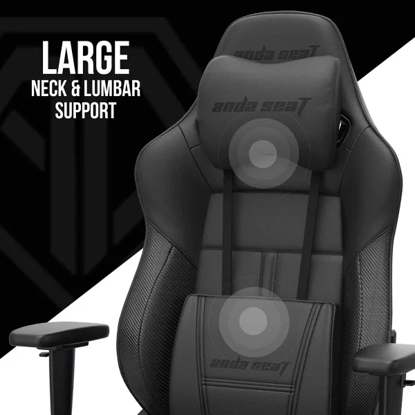 anda seaT Dark Demon Dragon Gaming Chair in Black - Image 4