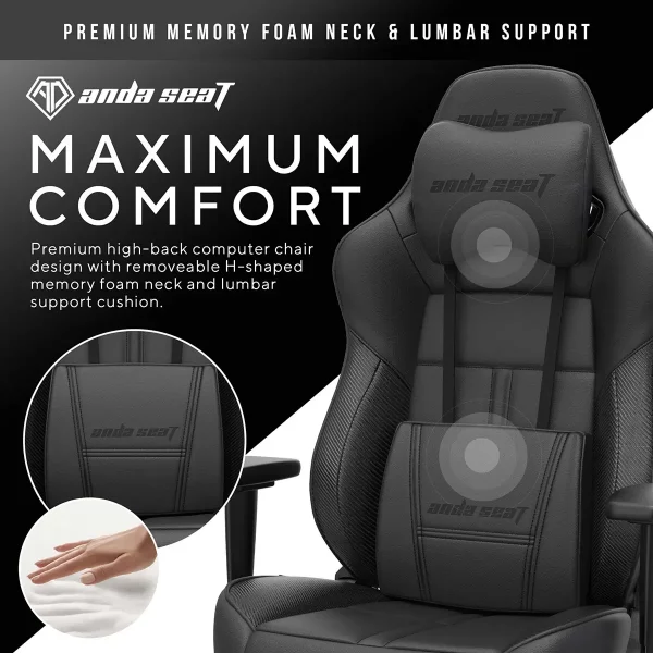 anda seaT Dark Demon Dragon Gaming Chair in Black - Image 3