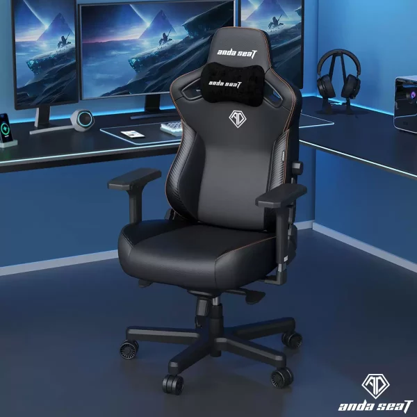 anda seaT Kaiser Series 3 Large Gaming Chair in Black