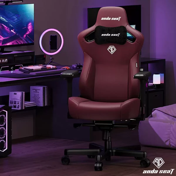 anda seaT Kaiser Series 3 Large Gaming Chair in Maroon