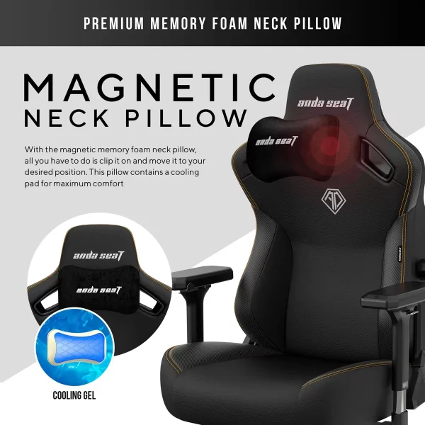 anda seaT Kaiser Series 3 XL Gaming Chair in Black - Image 4