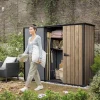 Keter Ashwood Signature Alto 1415 Litre Vertical Storage Shed with Shelves 4ft 6" x 2ft 4" (1.4 x 0.7m) - Image 3