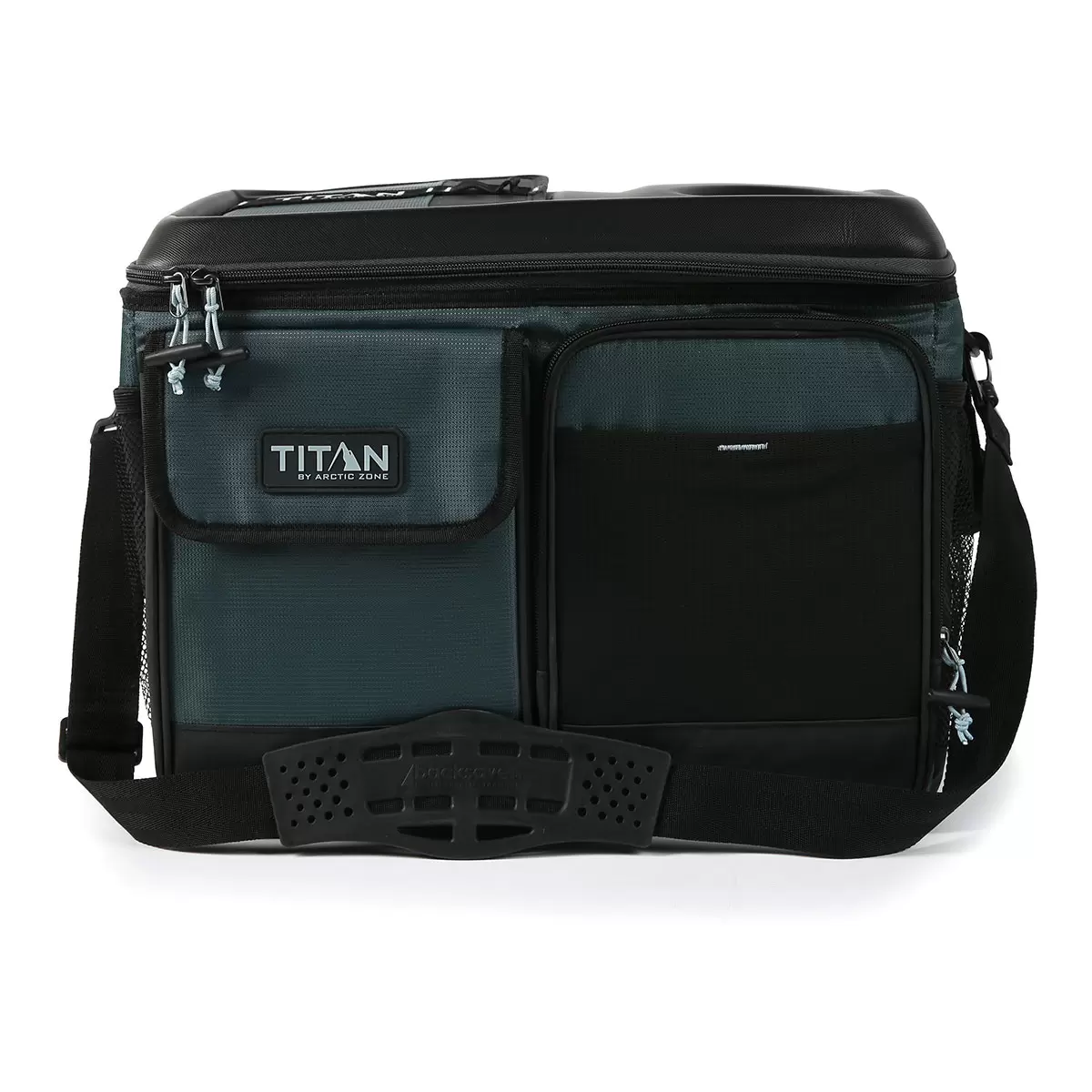 Titan 50 Can Collapsible Cooler with Table Top in Green - Image 2