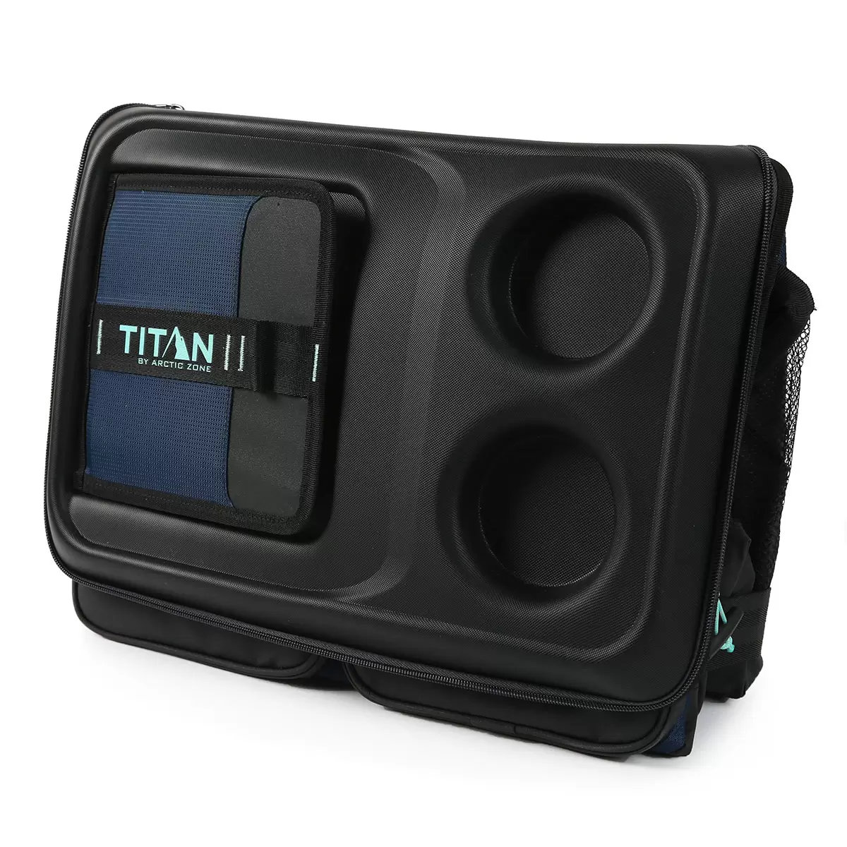 Titan 50 Can Collapsible Cooler with Table Top in Navy - Image 4
