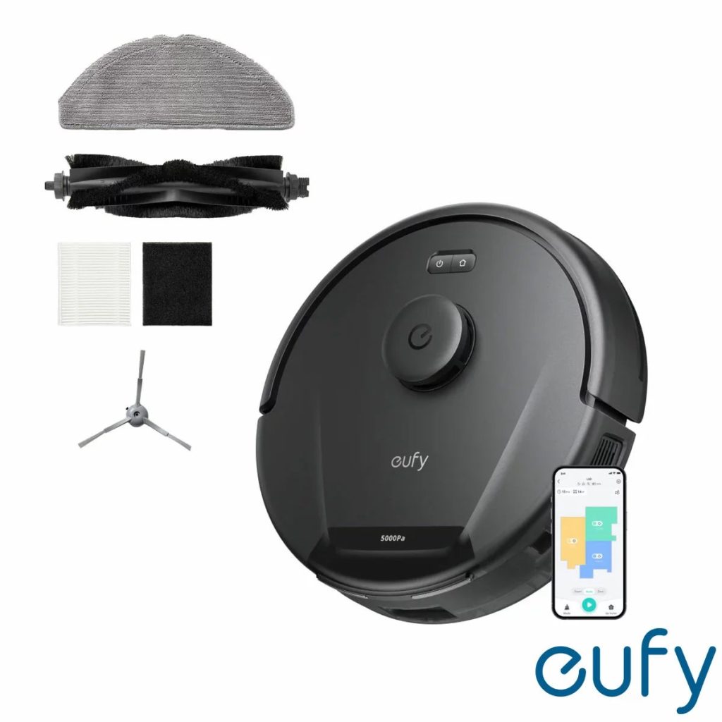 eufy L60 Hybrid Robot Vacuum with Powerful Suction Mop and iPath Laser Navigation