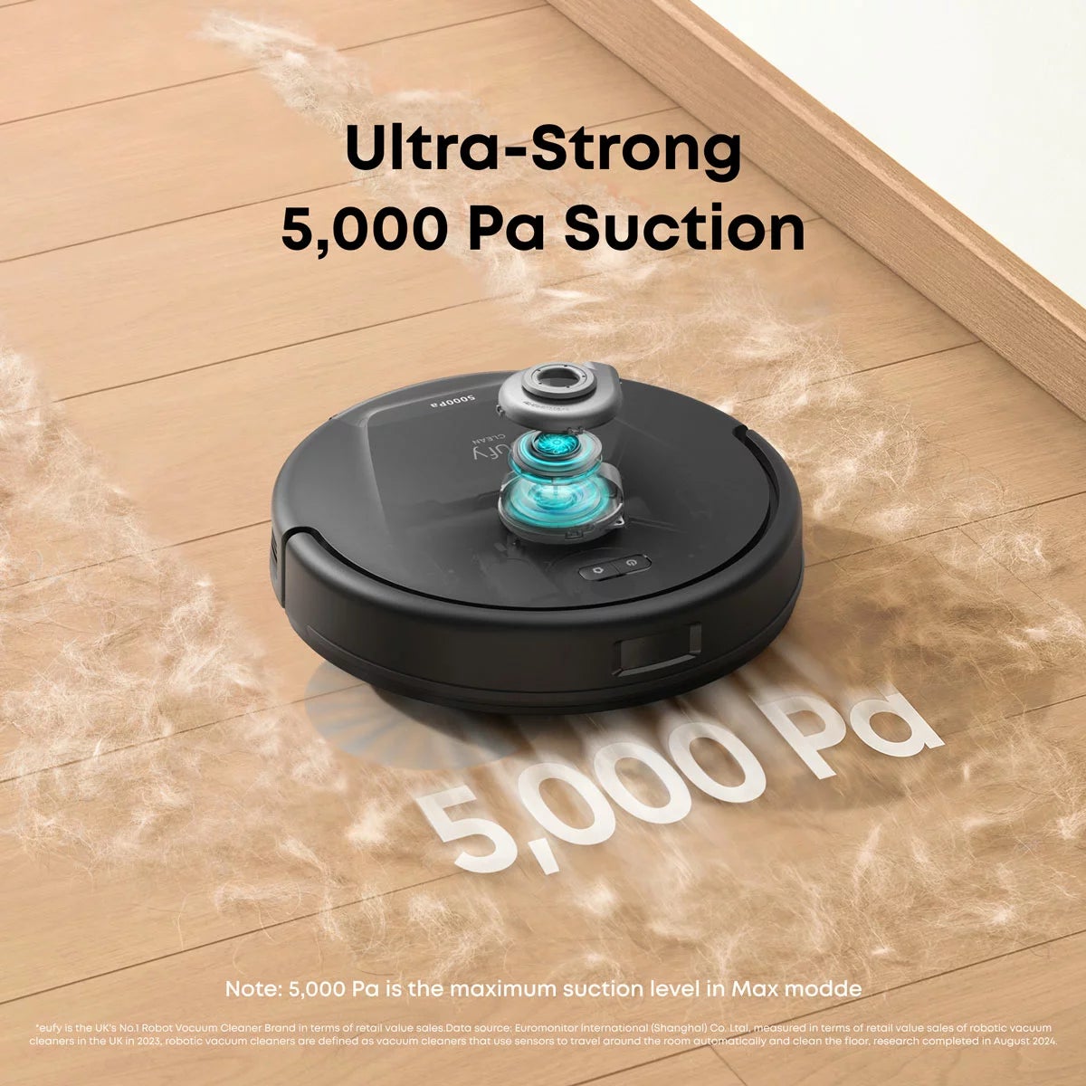 eufy L60 Hybrid Robot Vacuum with Powerful Suction Mop and iPath Laser Navigation - Image 6