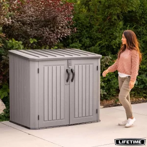 Lifetime Horizontal Wood Look 1300 Litre Storage Shed Model 60350