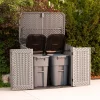 Lifetime Horizontal Wood Look 1300 Litre Storage Shed Model 60350 - Image 6