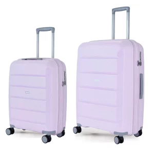 Rock Tulum 2 Piece Hardside Luggage Set in Lilac