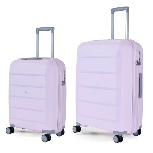 Rock Tulum 2 Piece Hardside Luggage Set in Lilac
