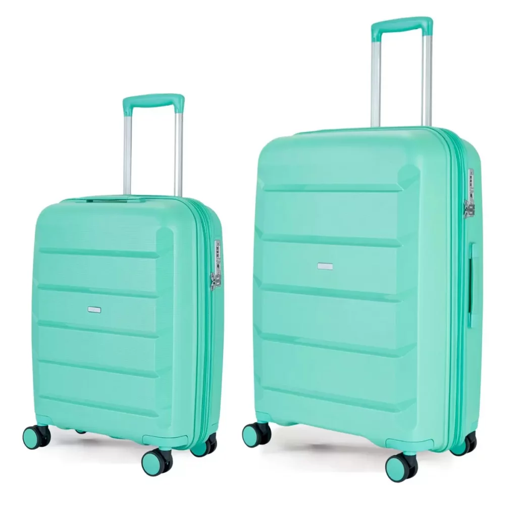 Rock Tulum 2 Piece Hardside Luggage Set in Turquoise